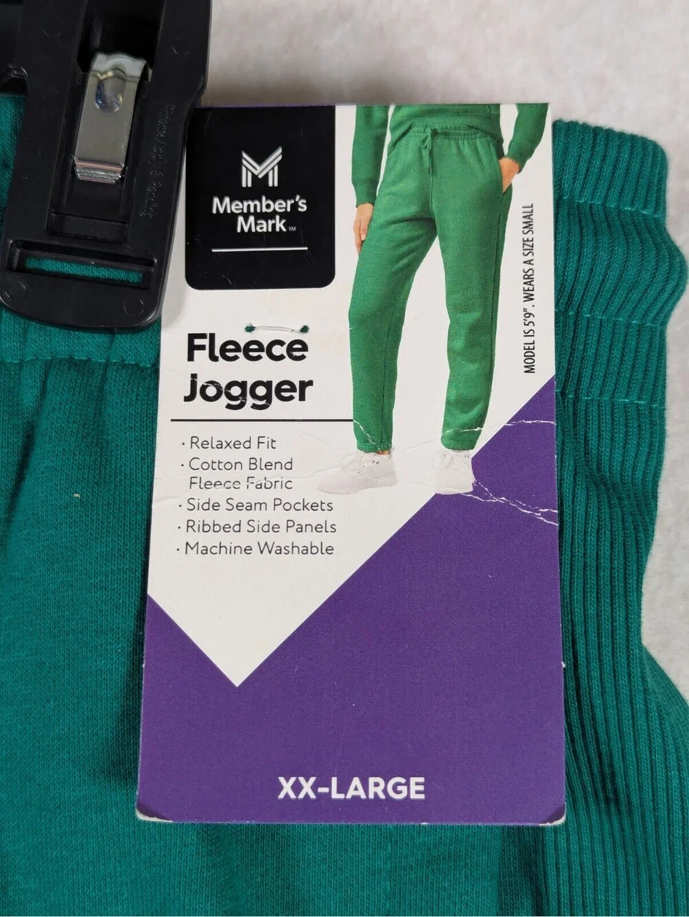 Member's Mark - Men's - Green Classic Fit - Pocket Tech Fleece Pants - Size XXL